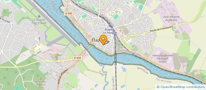 localisation de l'entreprise MADAME BRIGITTE PELEGRIN  ETAPLES