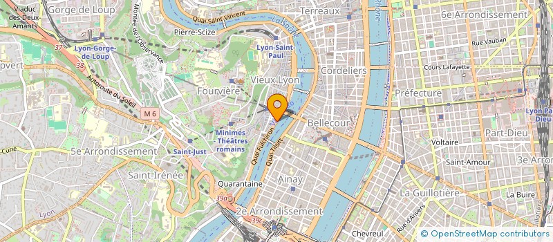 localisation de l'entreprise MADAME BRIGITTE PELISSIER  LYON