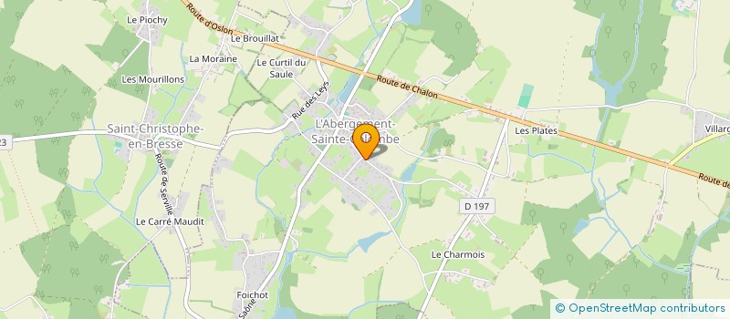 localisation de l'entreprise MADAME BRIGITTE PELLETRAT  L'ABERGEMENT-SAINTE-COLOMBE