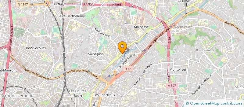 localisation de l'entreprise MADAME BRIGITTE PEREZ à MARSEILLE