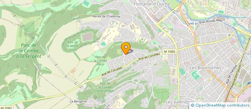 localisation de l'entreprise MADAME BRIGITTE PERRIN à DIJON