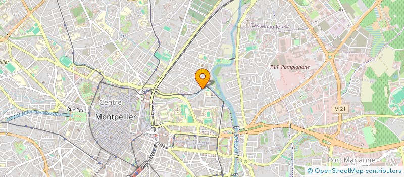 localisation de l'entreprise MADAME BRIGITTE PERTOLDI à MONTPELLIER