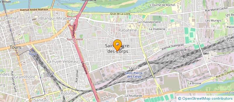 localisation de l'entreprise MADAME BRIGITTE PETIT  SAINT-PIERRE-DES-CORPS