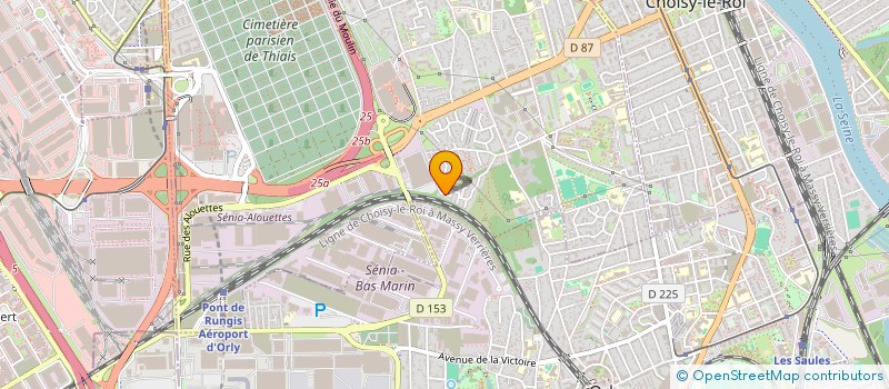 localisation de l'entreprise MADAME BRIGITTE PICQ  THIAIS