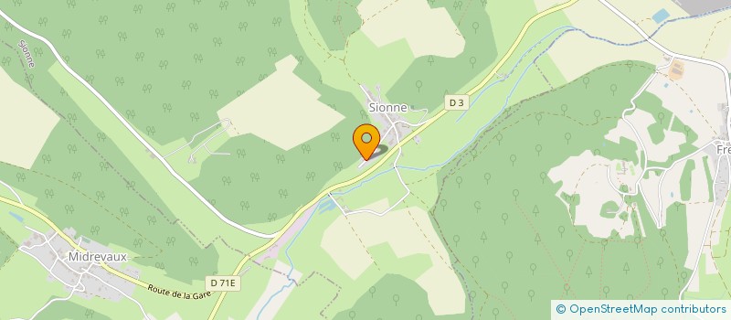 localisation de l'entreprise MADAME BRIGITTE PIERREL  SIONNE