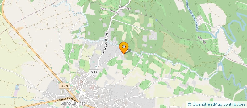 localisation de l'entreprise MADAME BRIGITTE PIGNOLY  SAINT-CANNAT