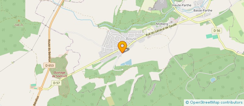 localisation de l'entreprise MADAME BRIGITTE PINTO  BOUST