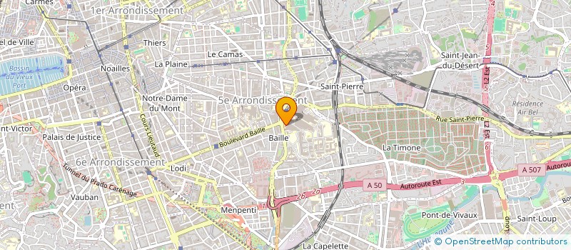 localisation de l'entreprise MADAME BRIGITTE PITTON  MARSEILLE