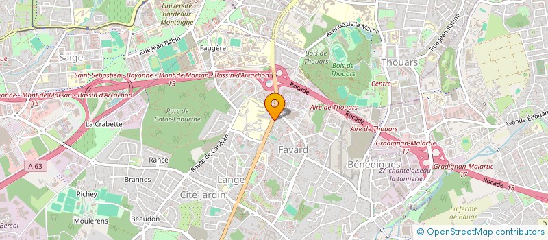 localisation de l'entreprise MADAME BRIGITTE PLA à GRADIGNAN