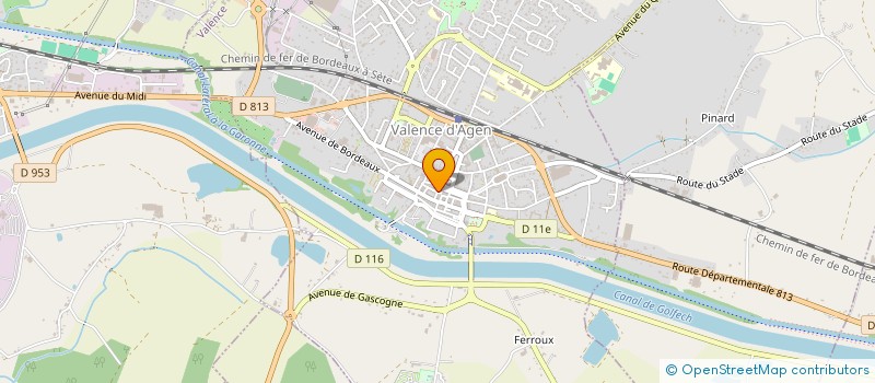 localisation de l'entreprise MADAME BRIGITTE PLANES à VALENCE