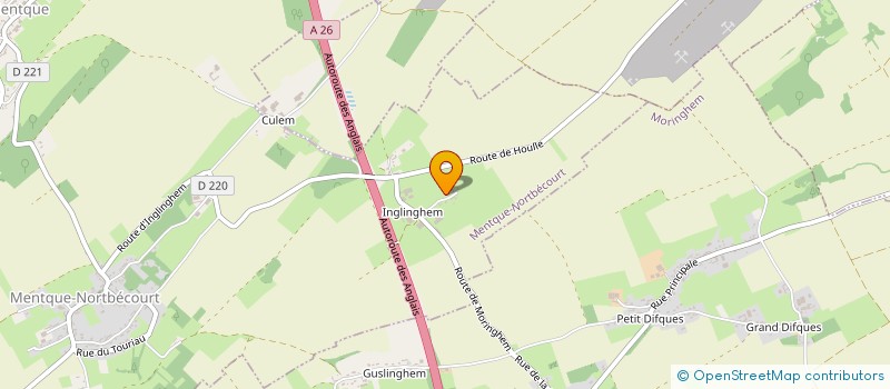 localisation de l'entreprise MADAME BRIGITTE PLATIAU  MENTQUE-NORTBECOURT