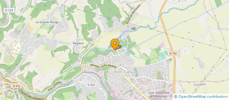 localisation de l'entreprise MADAME BRIGITTE PLUCHARD  SEPTEME