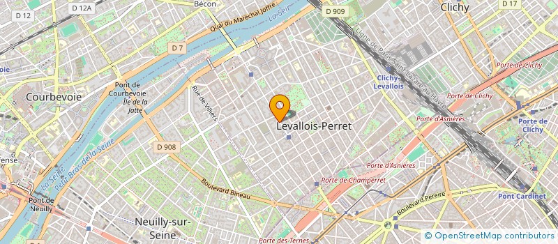 localisation de l'entreprise MADAME BRIGITTE POIGNET à LEVALLOIS-PERRET