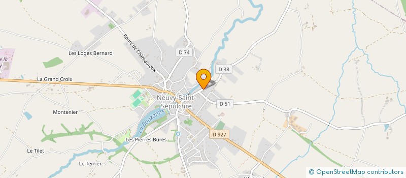 localisation de l'entreprise MADAME BRIGITTE POIREY à NEUVY-SAINT-SEPULCHRE
