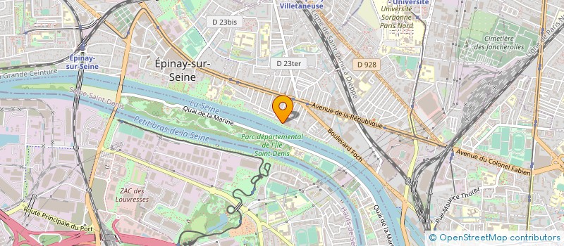 localisation de l'entreprise MADAME BRIGITTE POUPARD à EPINAY-SUR-SEINE