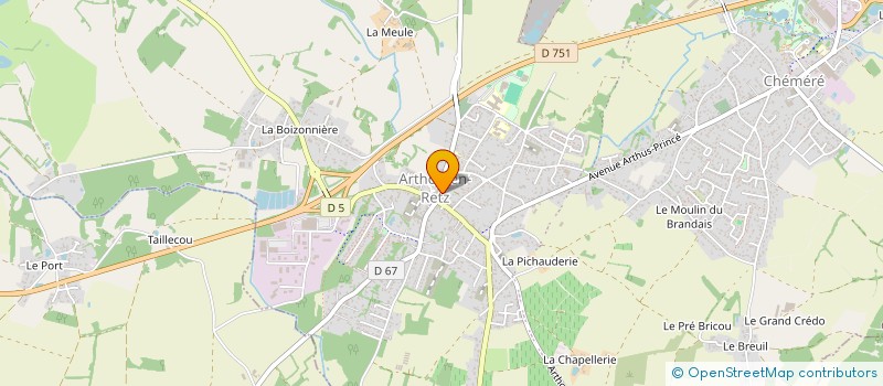 localisation de l'entreprise MADAME BRIGITTE PRIOLLET à CHAUMES-EN-RETZ