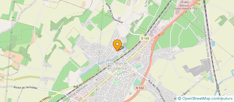localisation de l'entreprise MADAME BRIGITTE PUGET à SAINT-MARCEL-LES-VALENCE