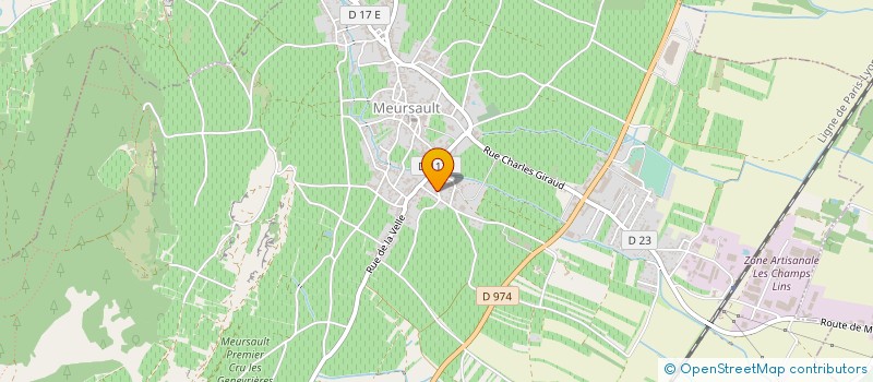 localisation de l'entreprise MADAME BRIGITTE PULCET à MEURSAULT
