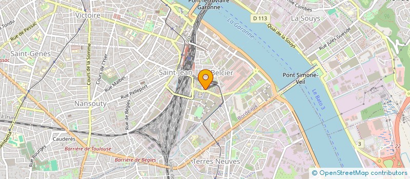 localisation de l'entreprise MADAME BRIGITTE QUATRESOUS  BORDEAUX