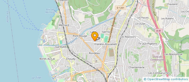 localisation de l'entreprise MADAME BRIGITTE RAINAUD à AIX-LES-BAINS