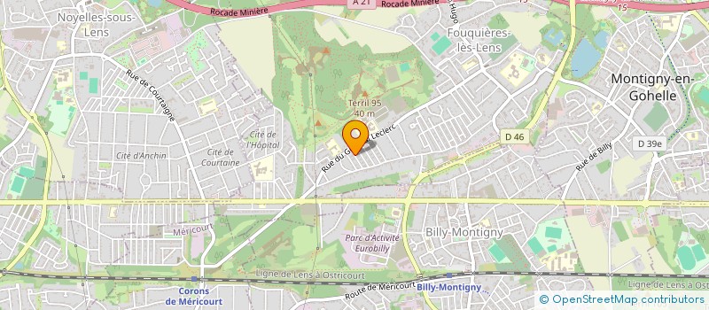 localisation de l'entreprise MADAME BRIGITTE RAISON  FOUQUIERES-LES-LENS