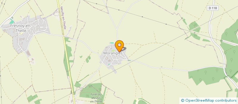 localisation de l'entreprise MADAME BRIGITTE RAMET  MORANGLES