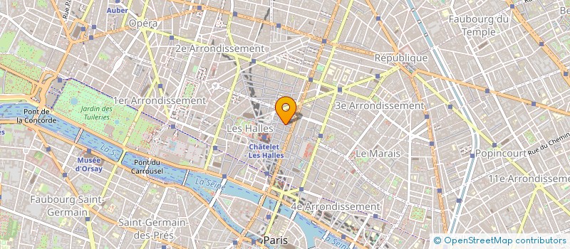 localisation de l'entreprise MADAME BRIGITTE RAY à PARIS