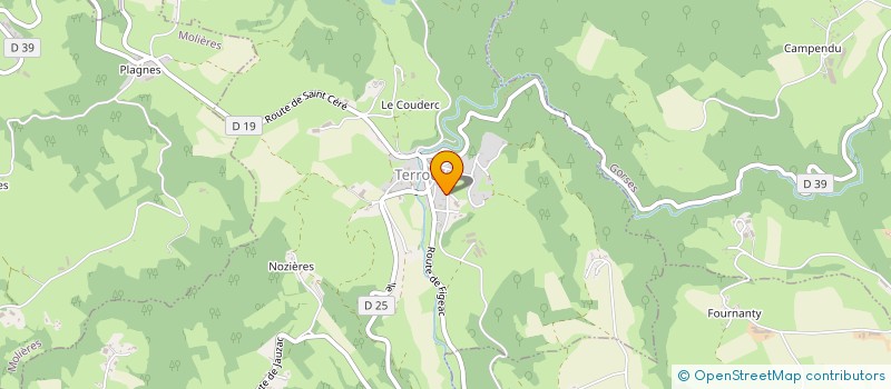 localisation de l'entreprise MADAME BRIGITTE REGA  TERROU