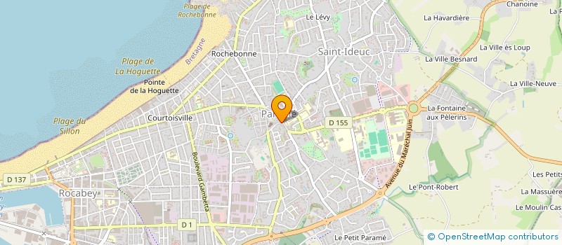 localisation de l'entreprise MADAME BRIGITTE REGNAULT  SAINT-MALO