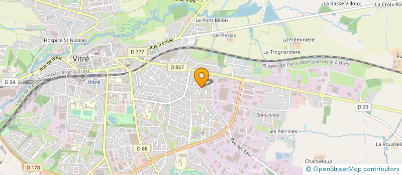 localisation de l'entreprise MADAME BRIGITTE REGNIER  MONTREUIL-SOUS-PEROUSE