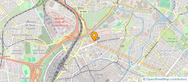 localisation de l'entreprise MADAME BRIGITTE RENAUD à STRASBOURG