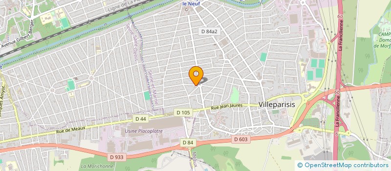 localisation de l'entreprise MADAME BRIGITTE RENOU à VILLEPARISIS