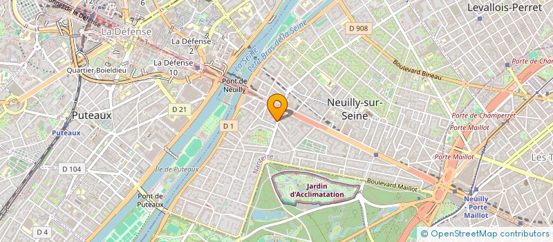 localisation de l'entreprise MADAME BRIGITTE REYDEL à NEUILLY-SUR-SEINE