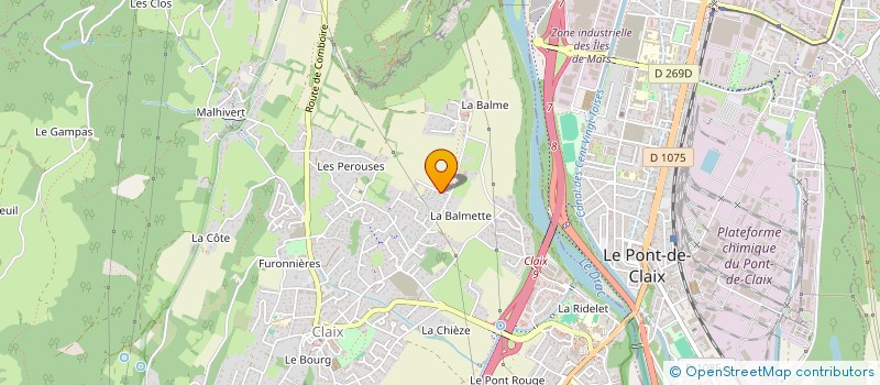 localisation de l'entreprise MADAME BRIGITTE RIBOULET à CLAIX