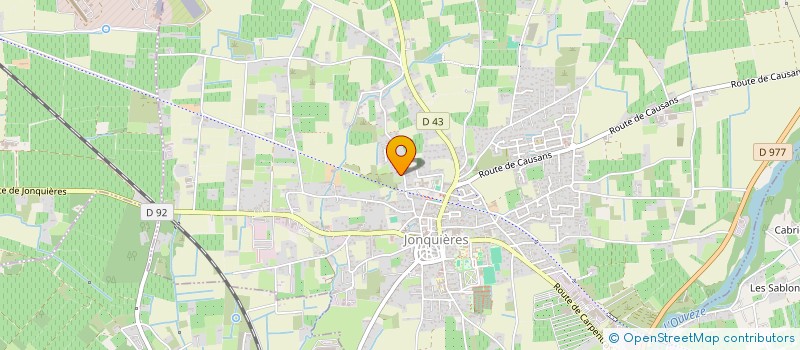 localisation de l'entreprise MADAME BRIGITTE RICARD  JONQUIERES