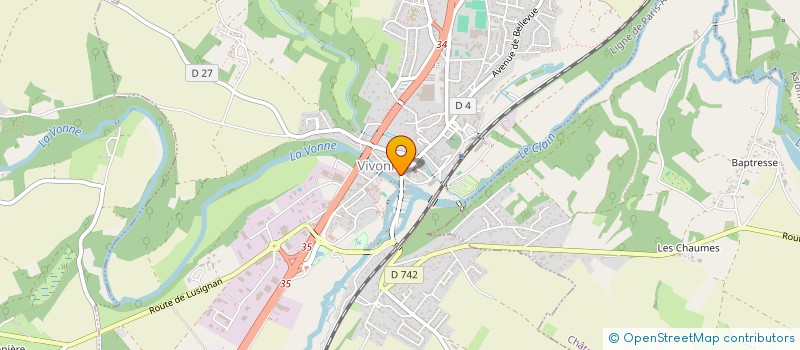 localisation de l'entreprise MADAME BRIGITTE RICHARD  CHATEAU-LARCHER