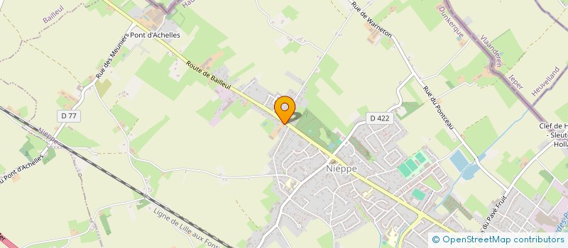 localisation de l'entreprise MADAME BRIGITTE RICOUR  NIEPPE