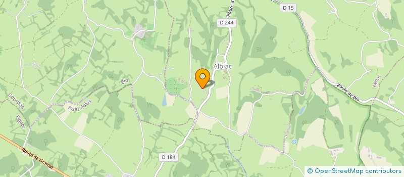 localisation de l'entreprise MADAME BRIGITTE ROBINET  ALBIAC