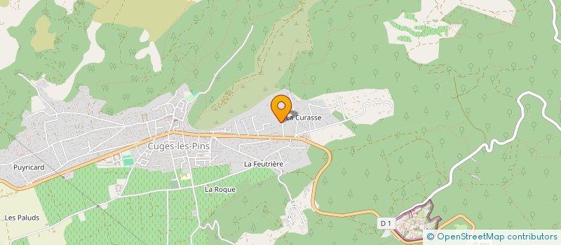 localisation de l'entreprise MADAME BRIGITTE RODRIGUEZ à CUGES-LES-PINS
