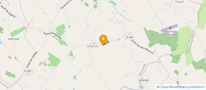 localisation de l'entreprise MADAME BRIGITTE ROELANDT  MONFLANQUIN