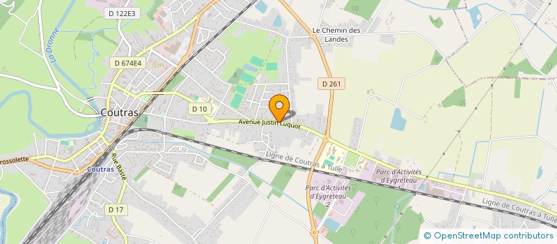 localisation de l'entreprise MADAME BRIGITTE ROIG  COUTRAS