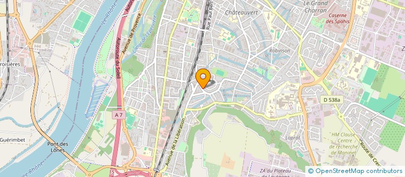 localisation de l'entreprise MADAME BRIGITTE ROMEO  VALENCE