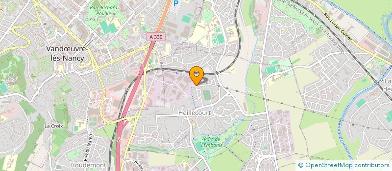 localisation de l'entreprise MADAME BRIGITTE ROSSI  HEILLECOURT