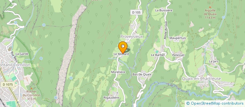 localisation de l'entreprise MADAME BRIGITTE ROUGIER  PROVEYSIEUX