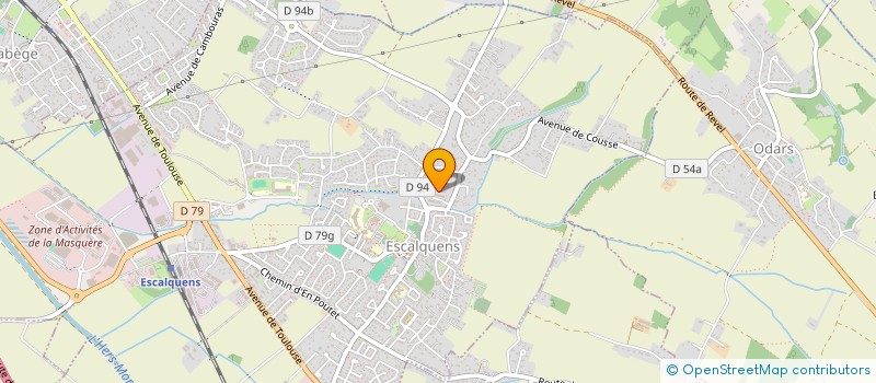 localisation de l'entreprise MADAME BRIGITTE ROUILLON  ESCALQUENS