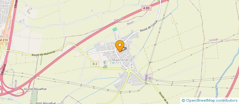 localisation de l'entreprise MADAME BRIGITTE ROUSTAND  MALINTRAT