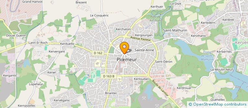 localisation de l'entreprise MADAME BRIGITTE ROUX  PLOEMEUR