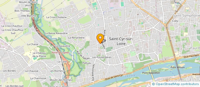 localisation de l'entreprise MADAME BRIGITTE ROUXEL  SAINT-CYR-SUR-LOIRE