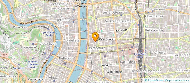 localisation de l'entreprise MADAME BRIGITTE ROY  LYON