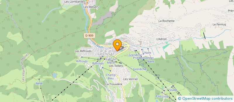 localisation de l'entreprise MADAME BRIGITTE RUPHY à LA CLUSAZ